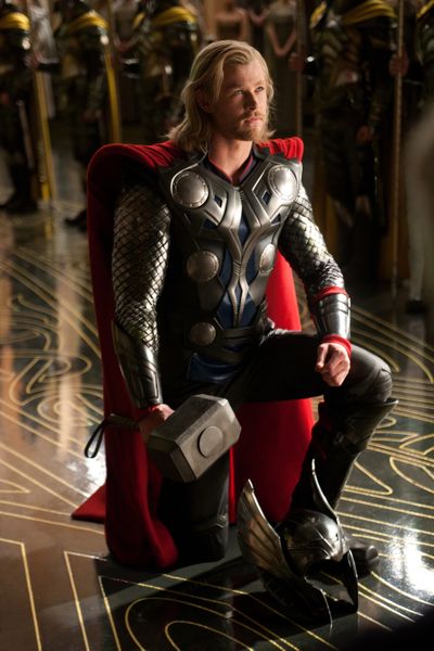 Chris Hemsworth portrays the title character in a scene from “Thor.”