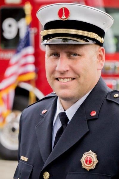 Lt. Cody Traber, an 18-year veteran of Spokane County Fire District No. 9, died  while on the scene of a brush fire.  (Spokane County Fire District No. 9)