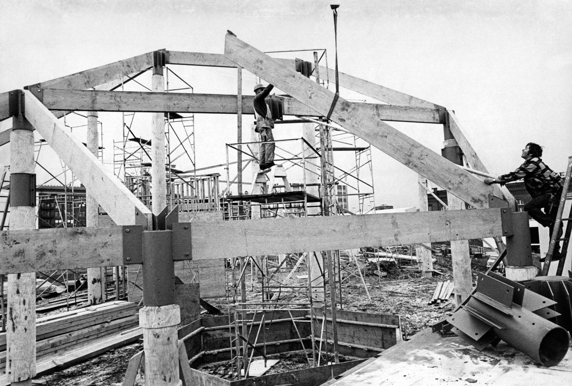 From the Archives: Building of Expo '74 - A picture story at The ...