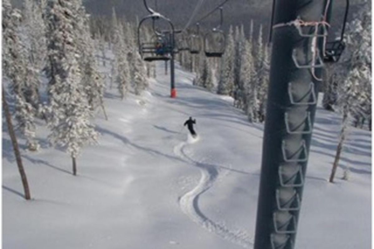 Blacktail Mountain ski area along Flathead Lake, Montana, is for sale. (Courtesy)