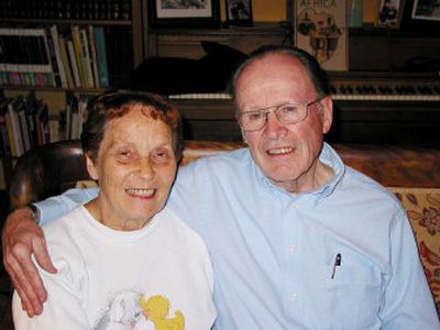 
Jean and Norman Whitford at a wedding in 2002. 
 (Courtesy of the Palpant family / The Spokesman-Review)
