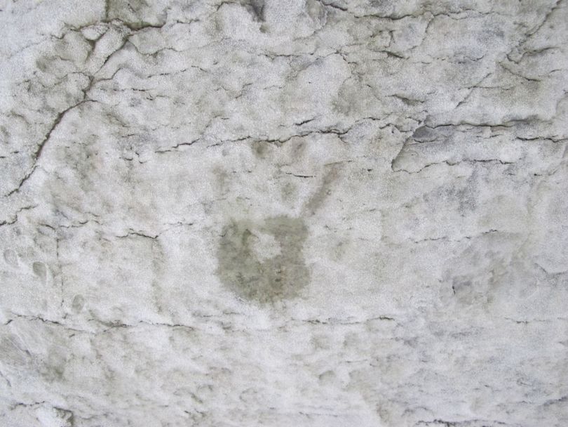 Handprint on the frozen walls of Alberta, Canada's Maligne Canyon. (Cheryl-Anne Millsap / Photo by Cheryl-Anne Millsap)