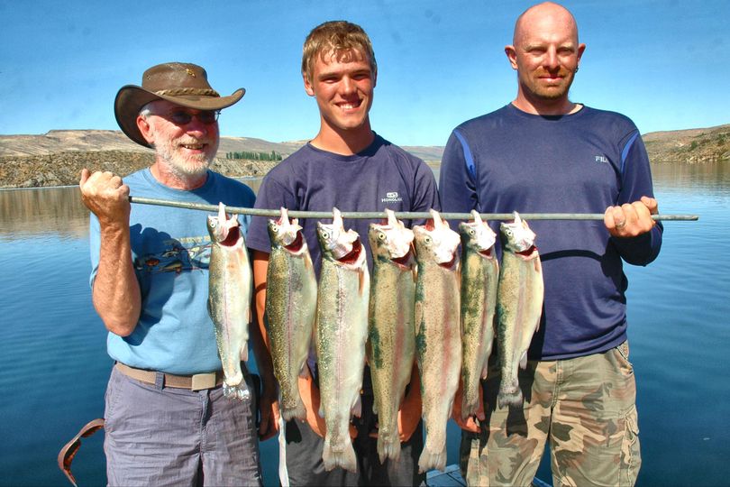 Guide offers tips for hooking Rufus Woods rainbows The SpokesmanReview
