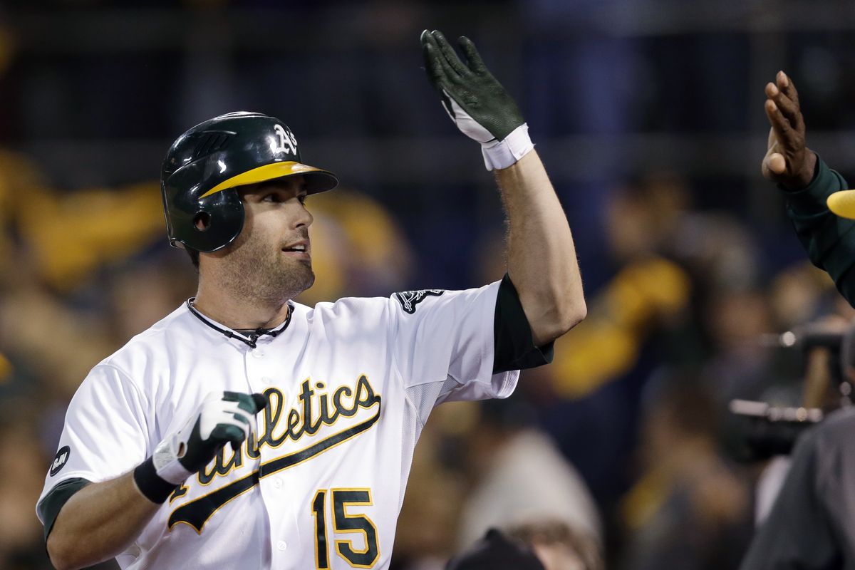 Left-handed hitting Seth Smith, acquired in December from Oakland, is expected to play mainly against right-handed pitchers for Seattle. (Associated Press)