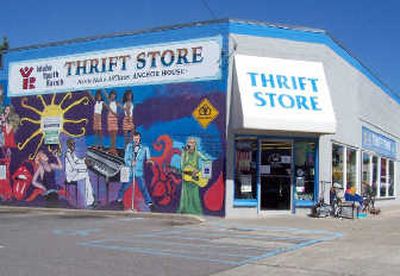 
The Idaho Youth Ranch Thrift Store is at 811 N. Fourth St. in midtown Coeur d'Alene.
 (Patrick Jacobs / The Spokesman-Review)