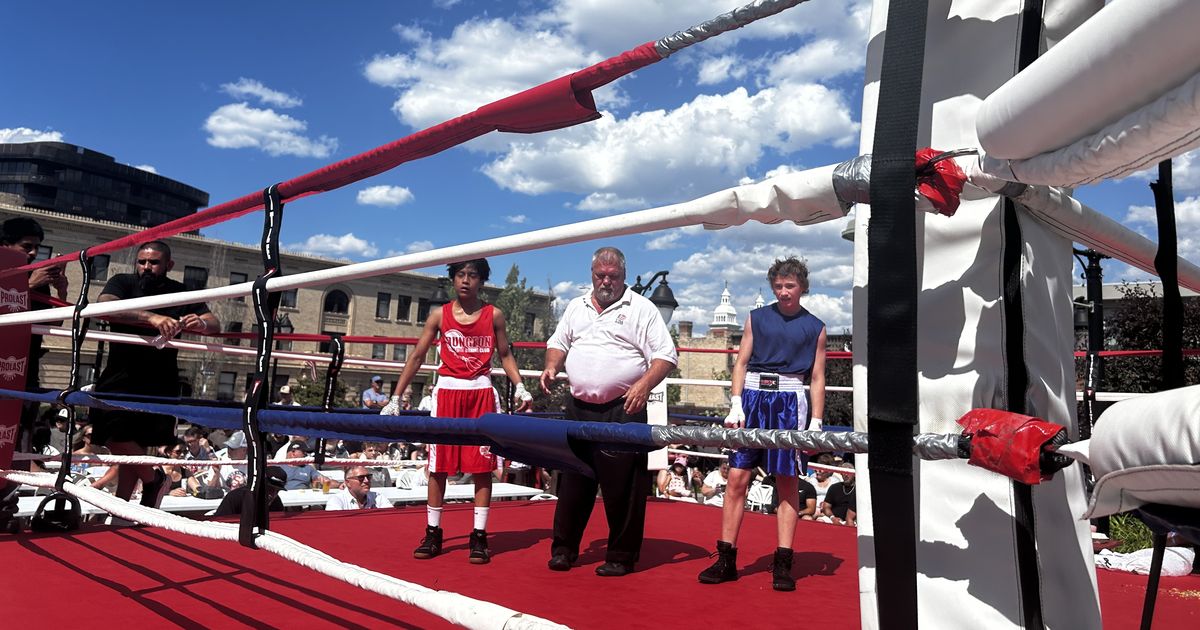 ‘A special sort of magic’: Punches thrown at fifth annual amateur boxing fight hosted at Brick West