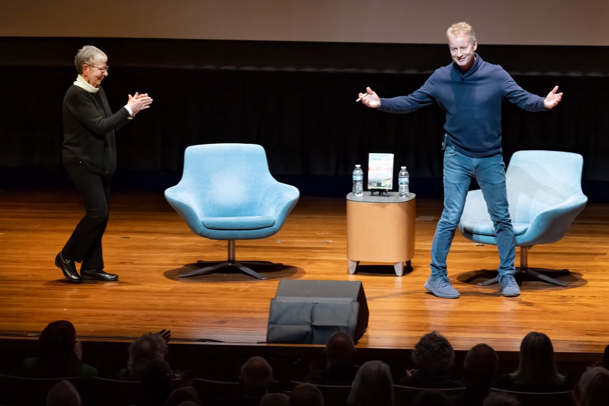 Pulitzer Prize winning reporter, National Book Award Winner and bestselling author Timothy Egan takes the stage with author Nancy Pearl to talk about his new book “A Fever in the Heartland: The Ku Klux Klan