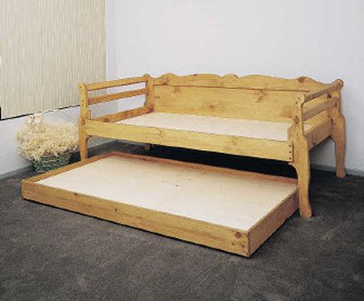 
 The completed daybed measures 88 inches long by 44 inches deep by 34 inches tall. 
 (U-BILD / The Spokesman-Review)