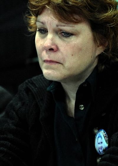 
 Sally Mitchell, of Sandpoint, spoke Monday about her daughter's death in a car accident. 
 (The Spokesman-Review)