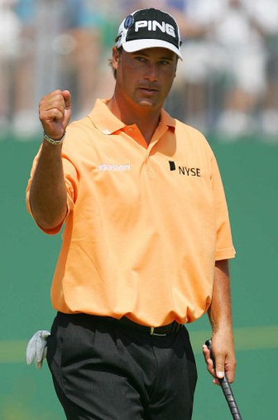 
Chris DiMarco shot a 65 Friday at Royal Liverpool to go to 9 under par.
 (Associated Press / The Spokesman-Review)