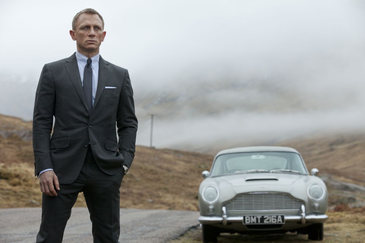 This film image released by Columbia Pictures shows Daniel Craig as James Bond in the action adventure film, "Skyfall." (Francois Duhamel / Sony Pictures)
