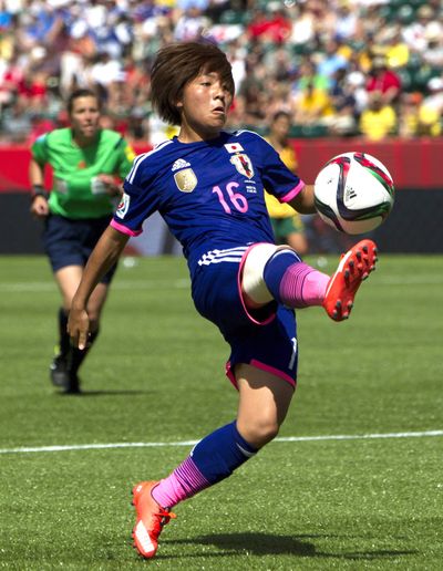 Mana Iwabuchi and Japan have worn down Women’s World Cup opponents with their patient passing style. (Jason Franson)