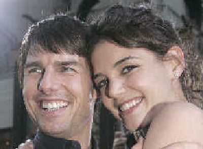 
Tom Cruise and Katie Holmes
 (The Spokesman-Review)