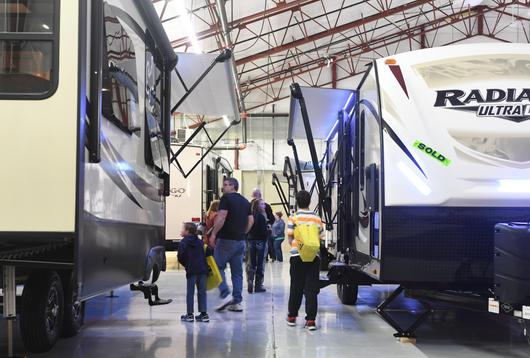 RVs at fairgrounds kick off outdoor sports show season | The Spokesman ...