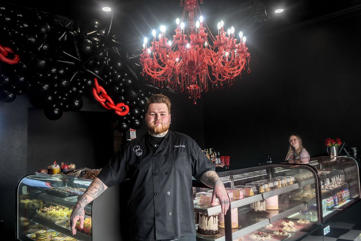 Owner Gage Lang opened Breaüxdoo Bakery’s 700-square-foot retail expansion Friday at 14109 E. Sprague Ave., Suite 7A-1, in Spokane Valley.  (Kathy Plonka/The Spokesman-Review)