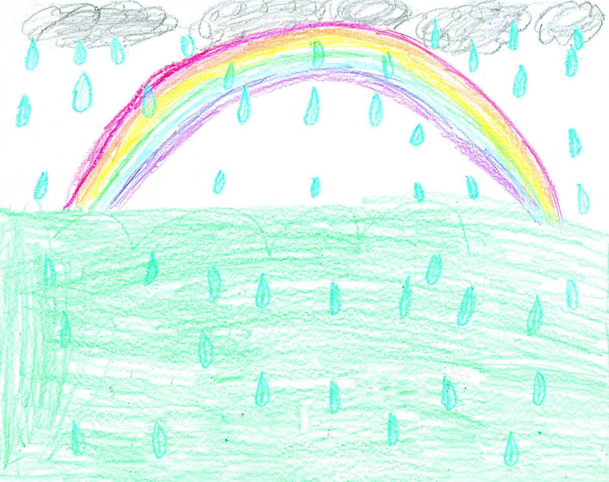Duncan Cooper, 10, will see his drawing “A Rainbow in Ireland” published in the October issue of the children’s magazine Highlights for Children. Cooper is in fifth grade at Cataldo Catholic School and the son of Noah and Terese Cooper.