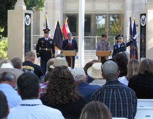 Idaho's fallen soldier memorial service on Tuesday, Sept. 11 (Betsy Russell)