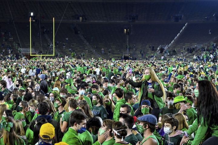 Top 25 College Football No 4 Notre Dame Beats No 1 Clemson 47 40 In 