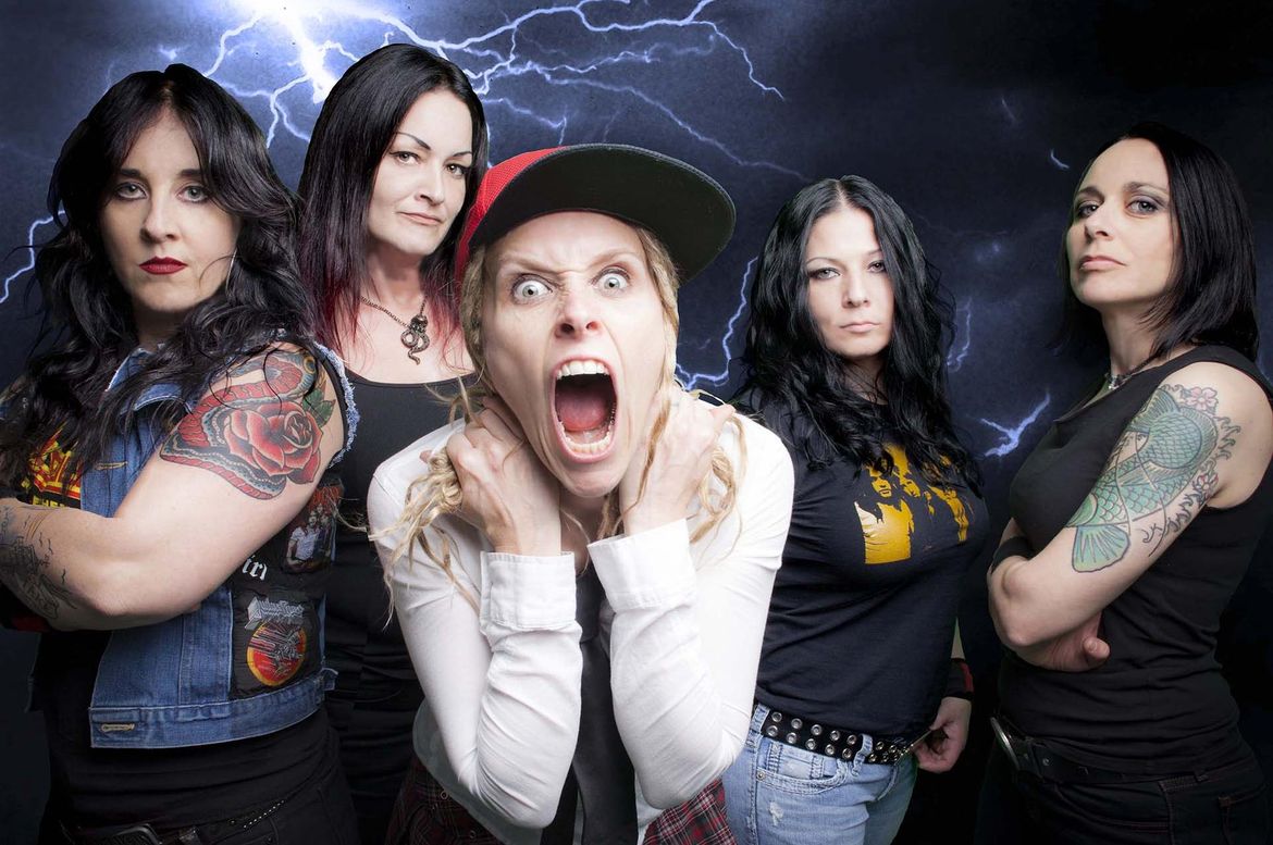 Female AC/DC tribute band Hell’s Belles return to Spokane with high