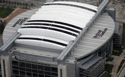 Hurricane Ike wreaked havoc to the roof of Reliant Stadium in Houston.  (Associated Press / The Spokesman-Review)