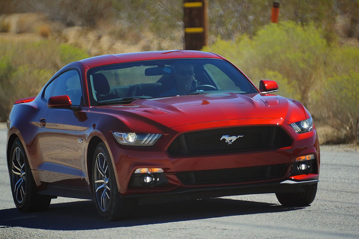 The 2015 Mustang GT is the flagship trim of a fully made-over Mustang family. Styling is updated inside and out, and the new ‘Stang gets Ford’s latest cabin and safety tech.

Coupes are priced from $24,700, including transportation. Convertibles start at $30,200. (Ford)