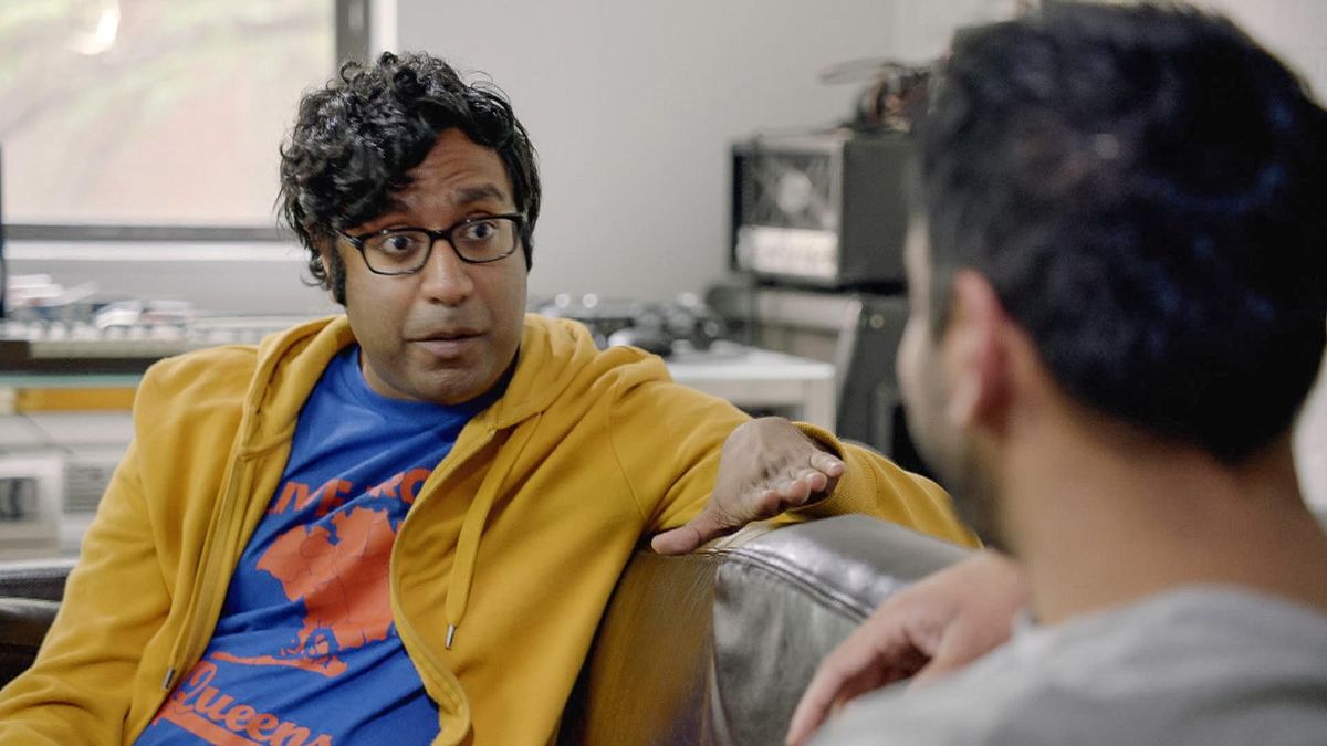Hari Kondabolu, a comedian, stars in the documentary, “The Problem with Apu,” which airs Sunday night on truTV. (truTV)