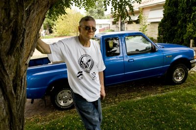 David Lausche, of Spokane, is thinking of trading in his 1998 Ford Ranger for a new truck under the federal “cash for clunkers” program, which kicked off Friday. (Colin Mulvany / The Spokesman-Review)