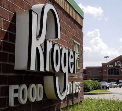 Kroger’s last quarter featured revenue rising 10 percent year-over-year. (Associated Press)