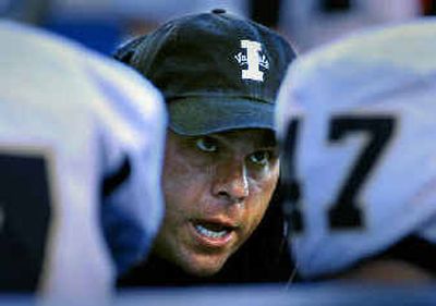 
Idaho football coach Nick Holt has stayed on task despite inconsistent play on the field and the shooting death of player Eric McMillan. The Vandals conclude their season at Hawaii Saturday.
 (Christopher Anderson/ / The Spokesman-Review)
