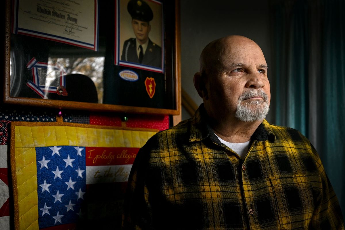 Vietnam veteran Pat Payne received both the Bronze Star and Purple Heart and survived a June 1967 nighttime ambush that killed 12 platoon members.  (Kathy Plonka/The Spokesman-Review)