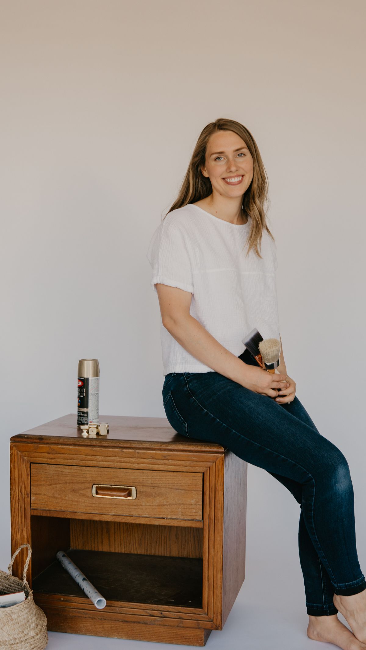 Photographer Mica McClung has found a new passion and career in flipping furniture during the pandemic.  (Elizabeth Spring Photography)