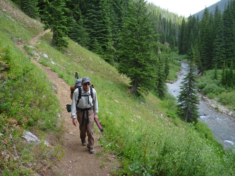 St. Joe River Trail 48 occassional breaks into the open enabling hikers to get a good view of the river. (Rich Landers)