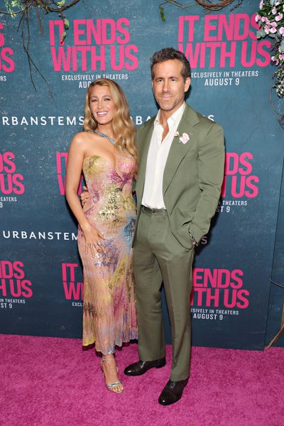 NEW YORK, NEW YORK – AUGUST 06: (L-R) Blake Lively and Ryan Reynolds attend the “It Ends With Us” New York Premiere at AMC Lincoln Square Theater on August 06, 2024 in New York City. (Photo by Cindy Ord/Getty Images)  (Cindy Ord)