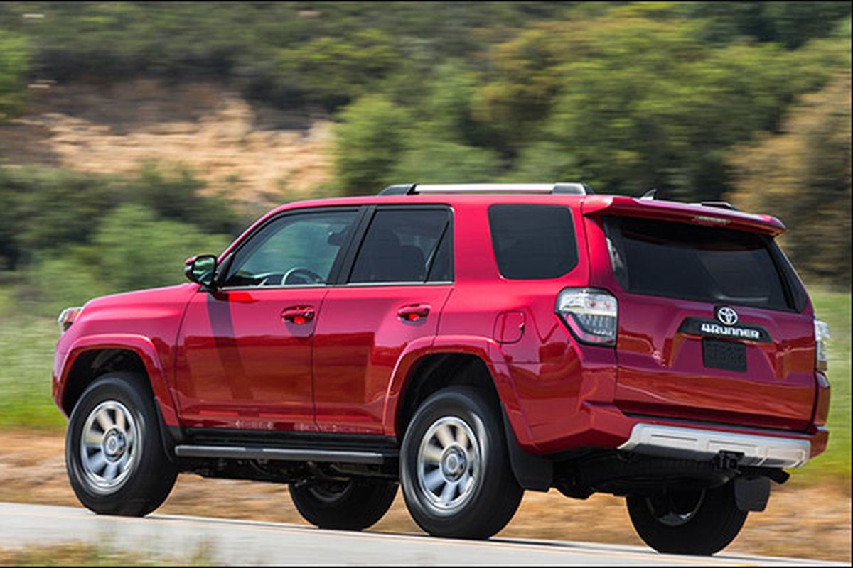 For 2014, the 4Runner receives a handful of exterior updates, including a more aggressive front fascia. On the inside, there’s a redesigned instrument panel and touchscreen audio interface with smartphone integration. (Toyota)