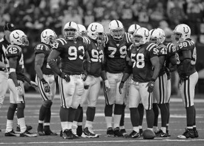 
The Colts defense 
 (The Spokesman-Review)