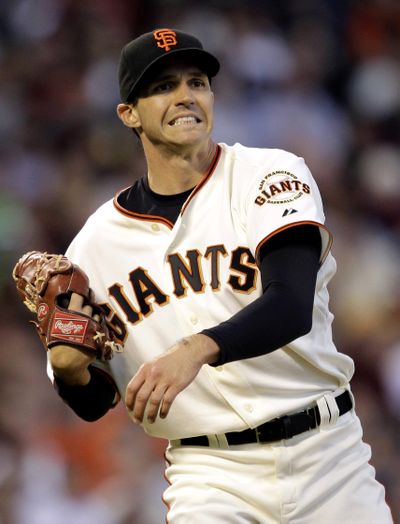 Associated Press San Francisco’s Barry Zito beat Florida to improve to 5-0 for the season. (Associated Press)