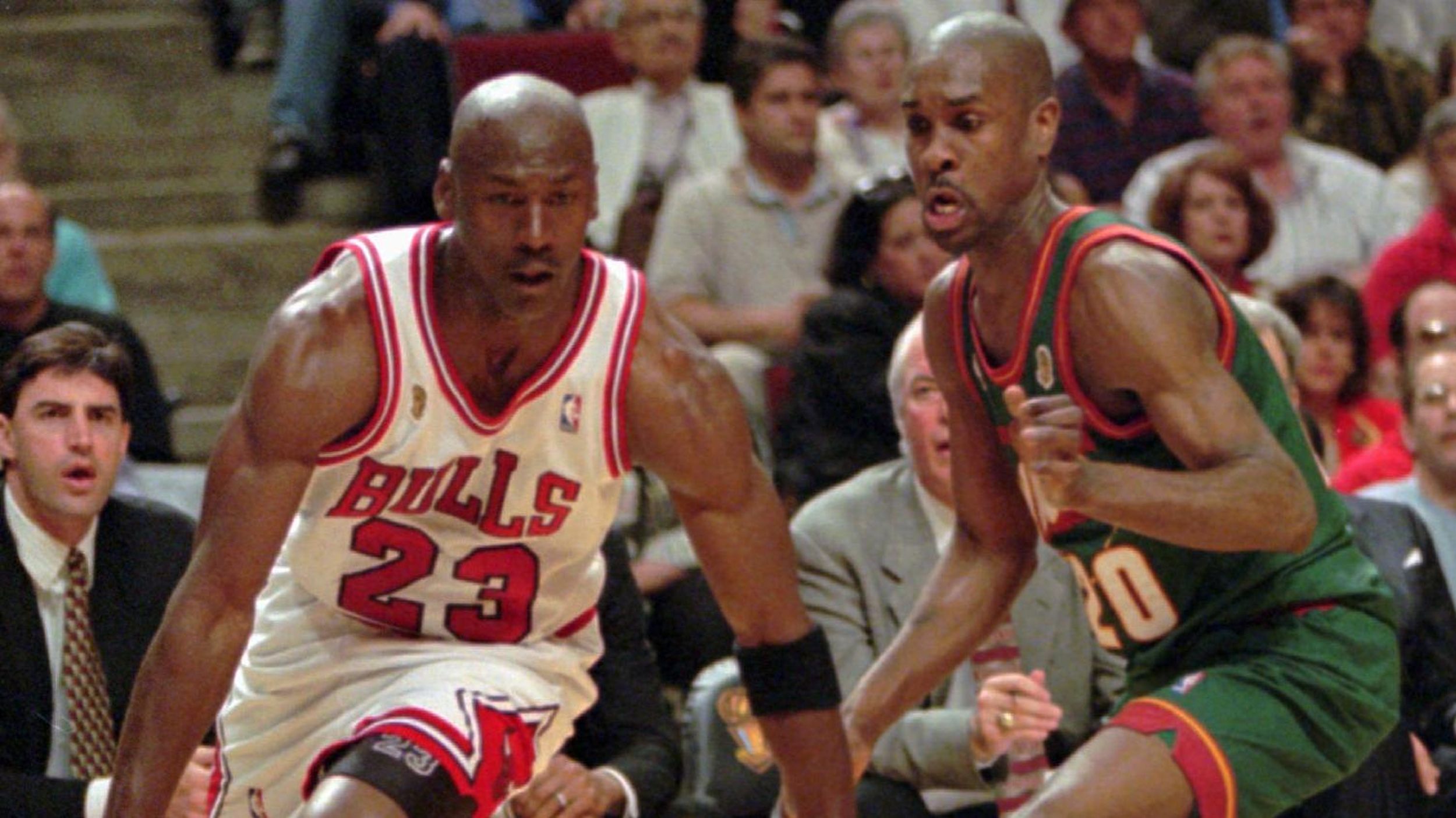 Bulls vs. Sonics - 1996 NBA Finals Game 6 (Bulls win 4th