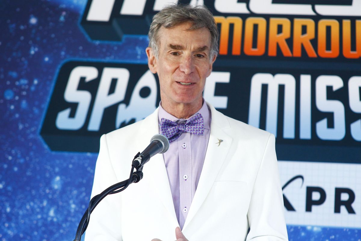 In this July 16 photo, Bill Nye attends the Disney Junior and XPRIZE launch of “Miles from Tomorrowland: Space Missions” at the New York Hall of Science, in New York.