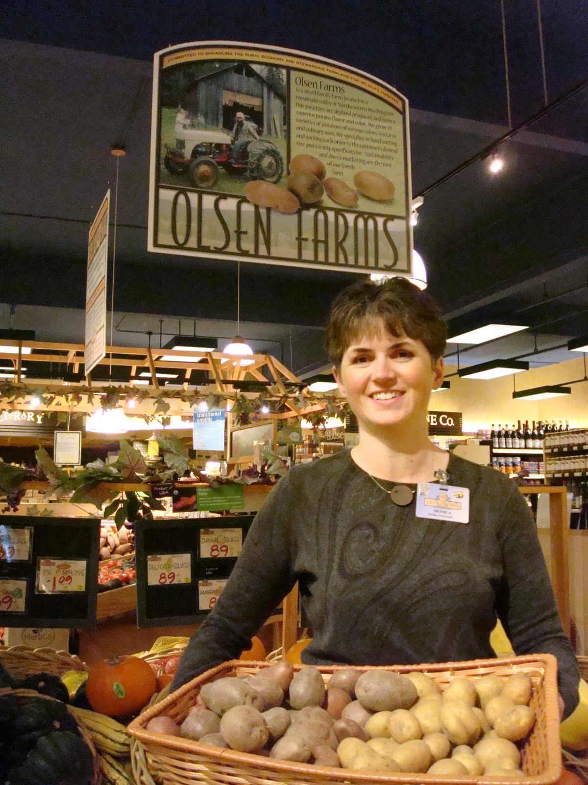 Monica Hampton, store manager at Huckleberry