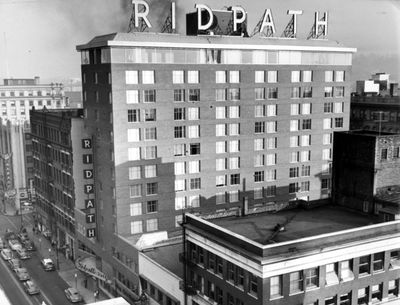 The hotel, in  1952, opened circa 1900. (File / The Spokesman-Review)