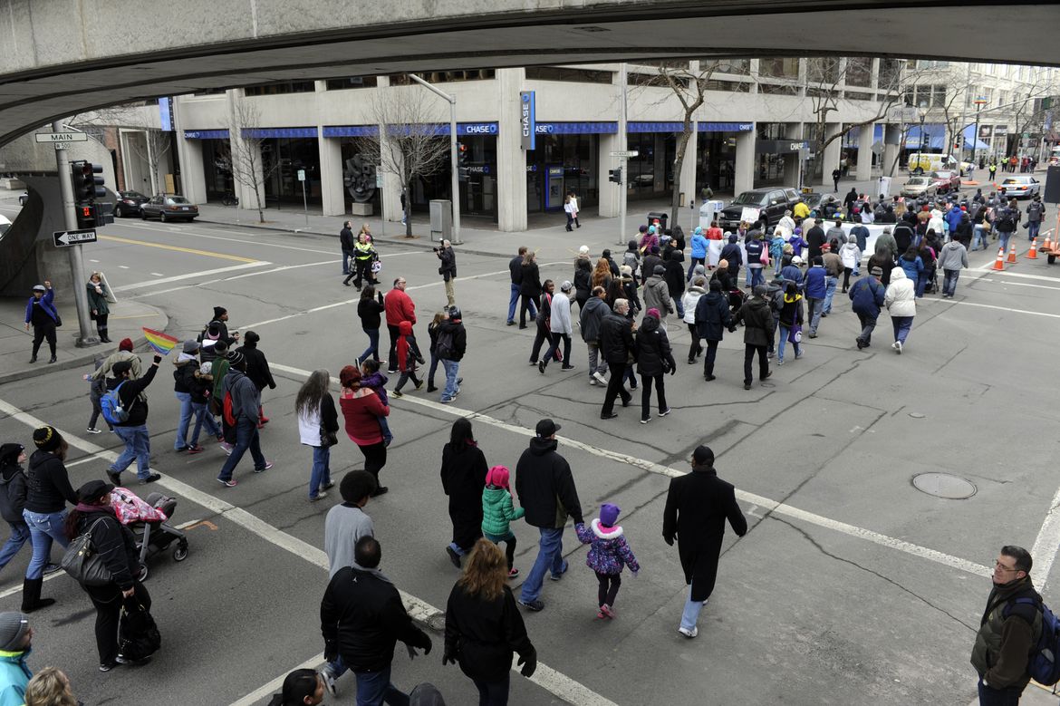 2014 Martin Luther King Day March - A picture story at The Spokesman-Review