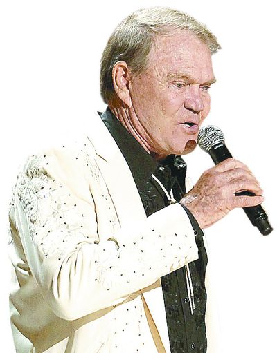 Glen Campbell, shown at the Grammys last month, will perform at Northern Quest Casino in a sold-out show on Saturday night. (Associated Press)