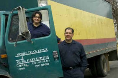 
With money saved through their Individual Development Account, Margarita and Jose Vera were able to start a mobile truck repair business in Spokane. 
 (Colin Mulvany / The Spokesman-Review)
