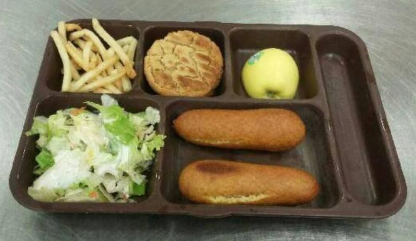 I suspect this is some of the usual fare at the Shoshone County Jail. Sheriff Mitch Alexander published the photo in a blog post about the food his jail serves to inmates. (Courtesy Shoshone County Sheriff Mitch Alexander)