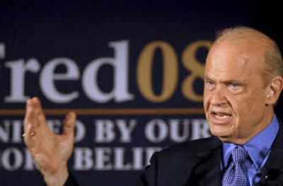 
Fred Thompson on Monday. Associated Press
 (Associated Press / The Spokesman-Review)