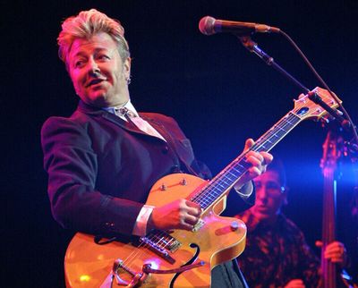 Brian Setzer last toured with the Stray Cats, including bassist Lee Rocker, in 2019.    (Tom Sweeney/Minneapolis Star Tribune/TNS)