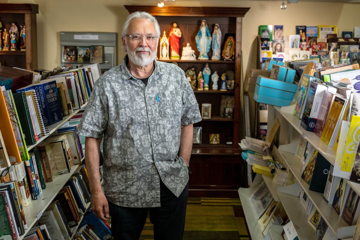 Ed Sinclair recently sold the Kaufer Company, a Christian book and supply store, after four generations and 110 years of ownership in his family line.  The Kaufer Company, a Christian book and supply store, is located at 907 W. Boone Ave. in Spokane. (COLIN MULVANY/THE SPOKESMAN-REVI)