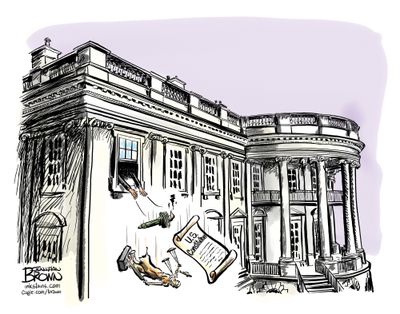 Jonathan Brown cartoon  (Jonathan Brown )