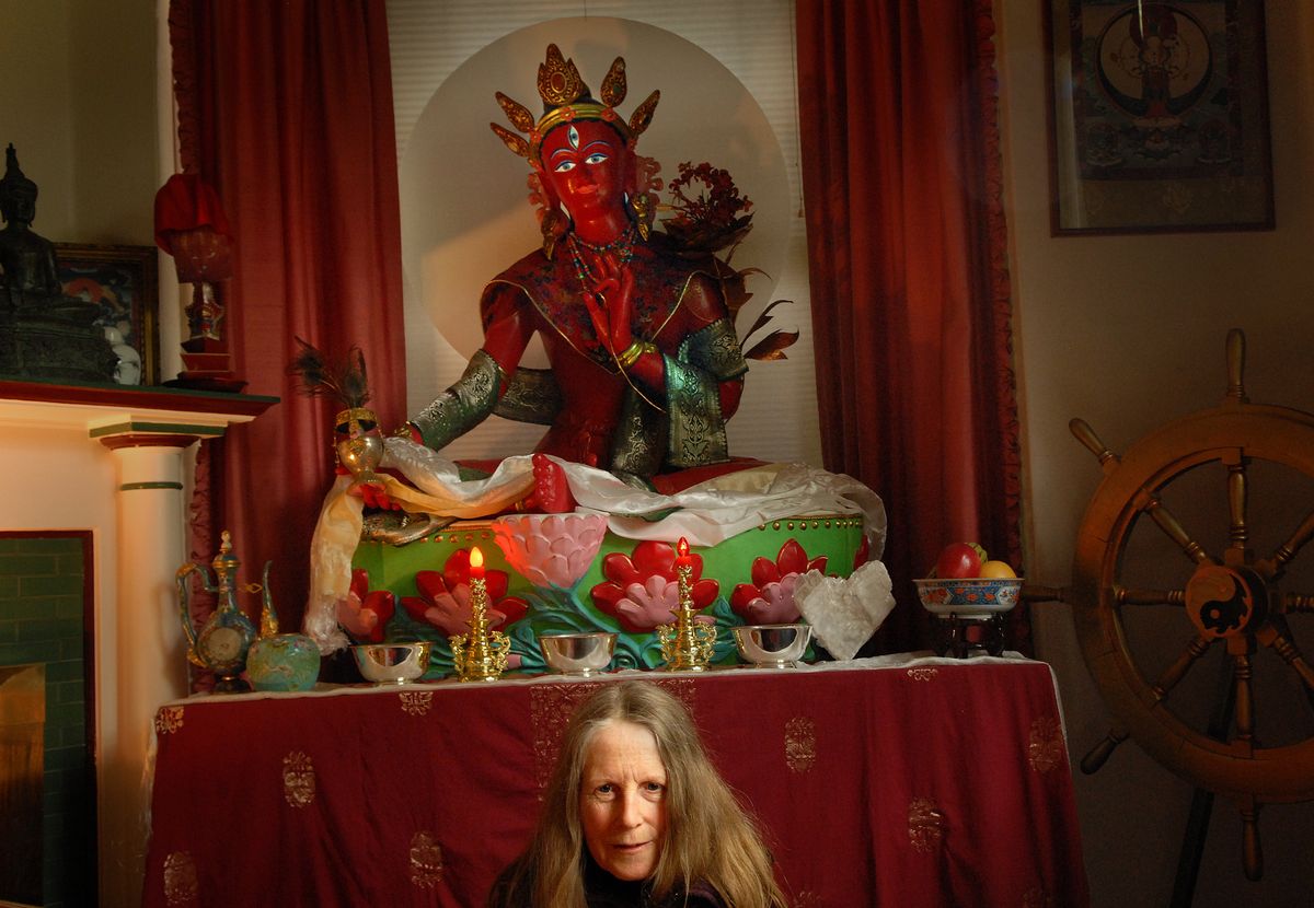 Inge Sandvoss, of Padma Ling Buddhist meditation center,  said the group has transferred funds from Washington Mutual to Washington Trust Bank.  (Brian Plonka / The Spokesman-Review)