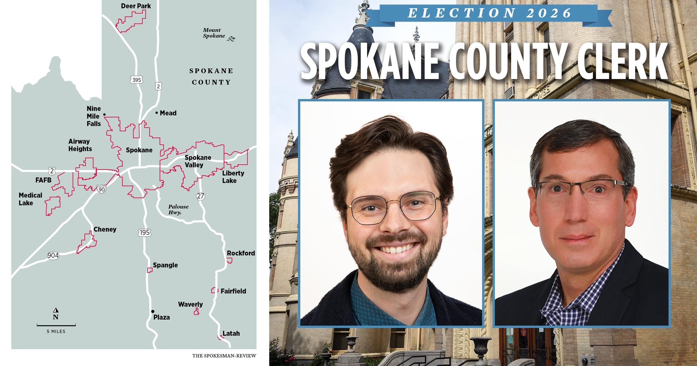 Partisan concerns, budget constraints take center stage in contest to become next Spokane County Clerk